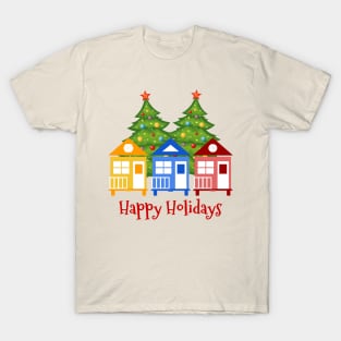 Happy Holidays Tiny House Living T-Shirt